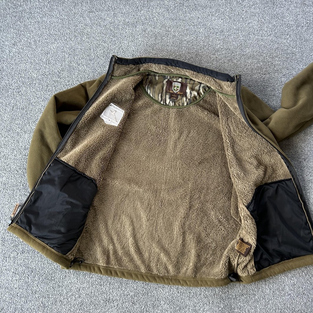 Gamekeeper By Gamehide Jacket Mens Medium Green Fleece Camo Hunting Insulated - Picture 10 of 14
